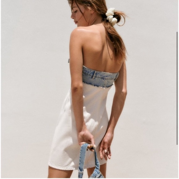 NWT Zara Denim Dress - Picture 2 of 8